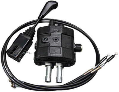 Einhebelsteuerventil 100 l/min; für Dauerdrucksystem; 2000 mm Seilzug