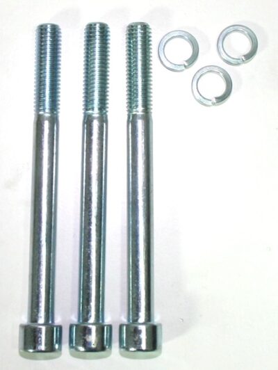 Schraubensatz; 3 Stück M10 x 100 inkl. Federringe
